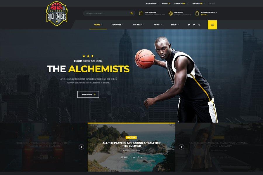 Alchemists - Best Gaming HTML Templates