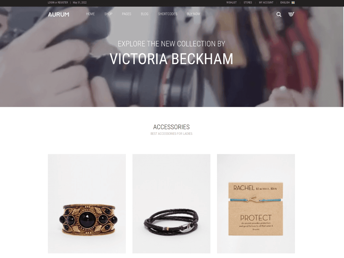 Minimalist Wordpress ecommerce Theme
