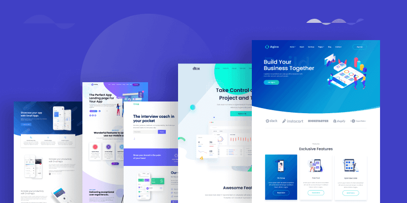 30+ Best Bootstrap Landing Page Templates 2022