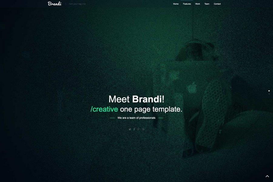 onepage bootstrap business template