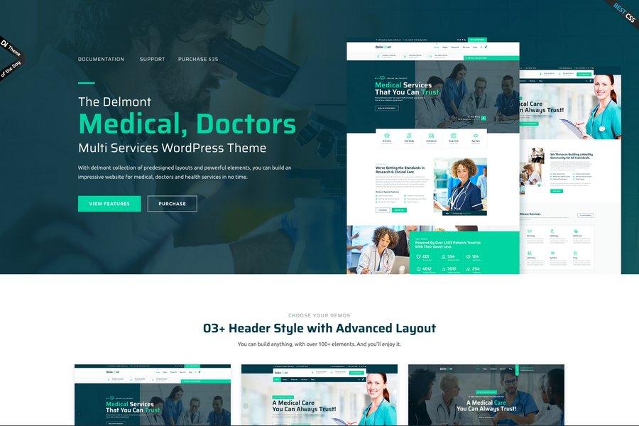 HTML Medical Website Templates
