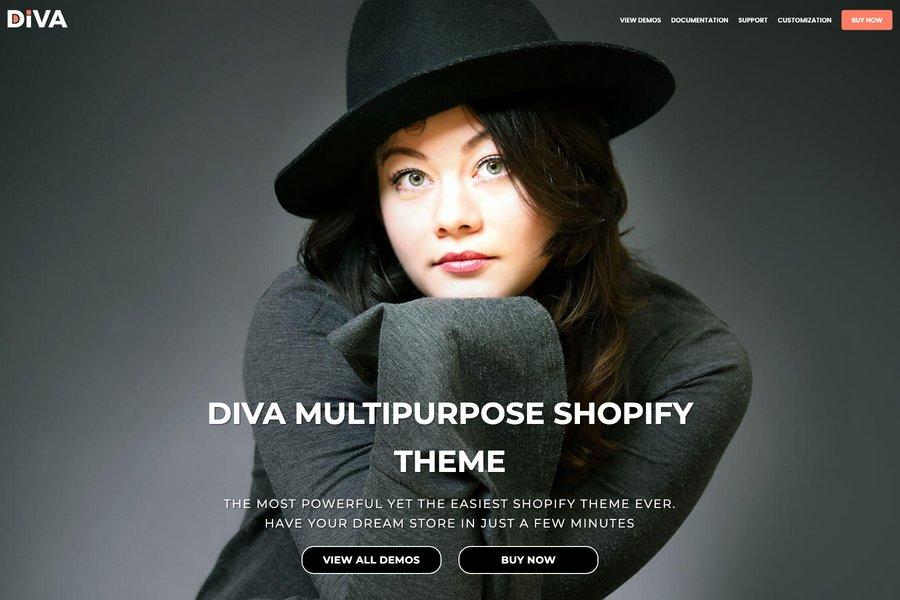 Diva - Minimal and Modern Shopify Theme
