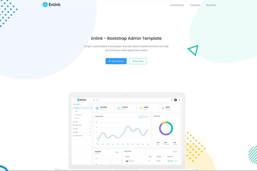Enlink - Bootstrap Admin Dashboard Templates