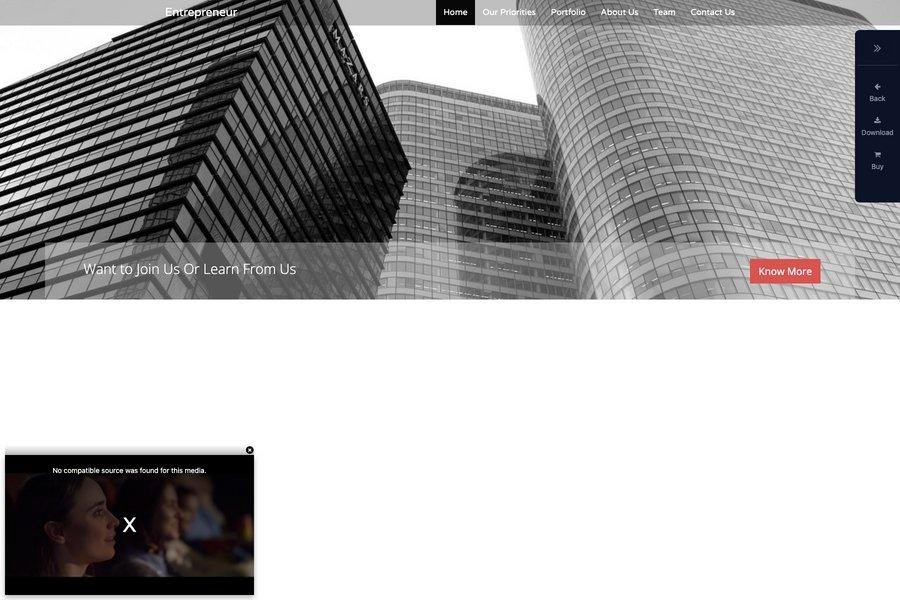 Entrepreneur-Best-Corporate-Website-Template