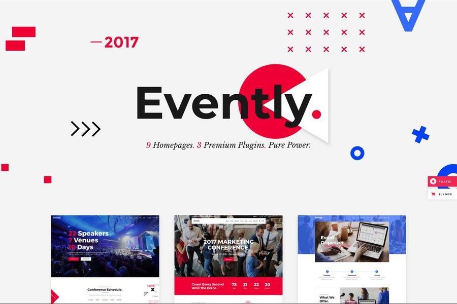 Evently - WordPress Event Website Template