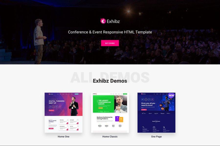 Exhibz - Responsive Conference Website Template