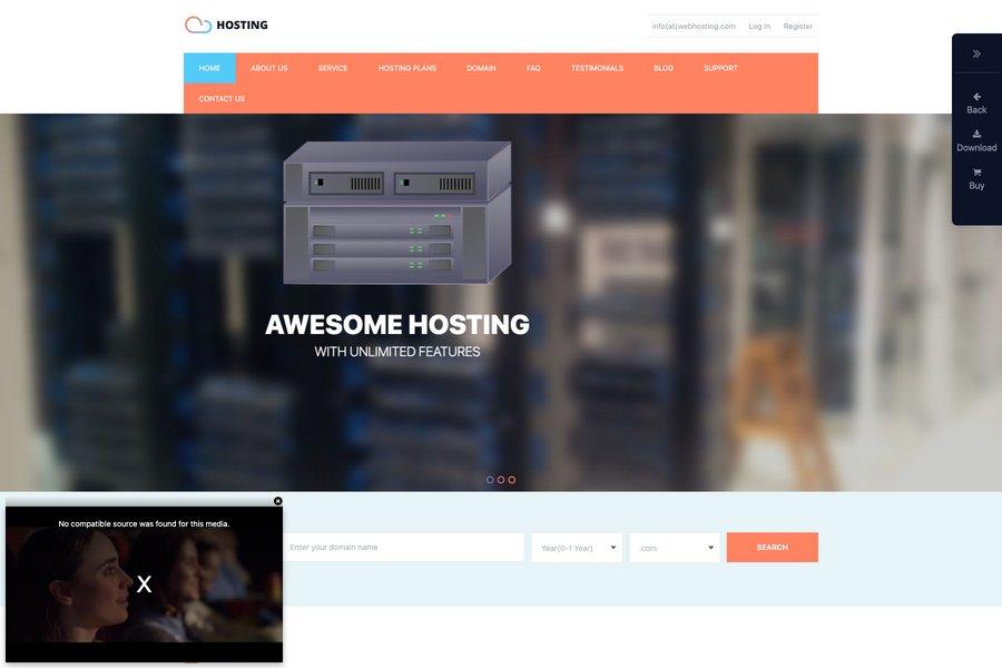 Hosting-Bootstrap-Web-Hosting-Template