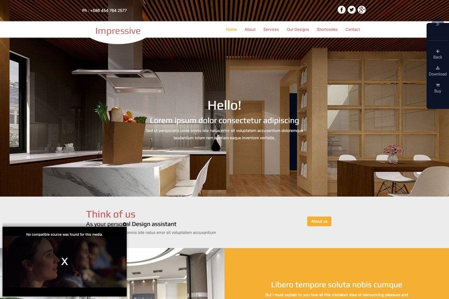 Impressive-Responsive-architect-portfolio-template