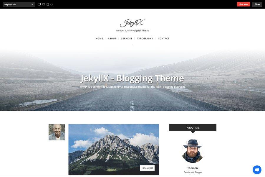 Jekyll blog theme