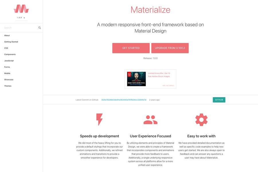 Materialize - HTML & Laravel Material Design Admin Template
