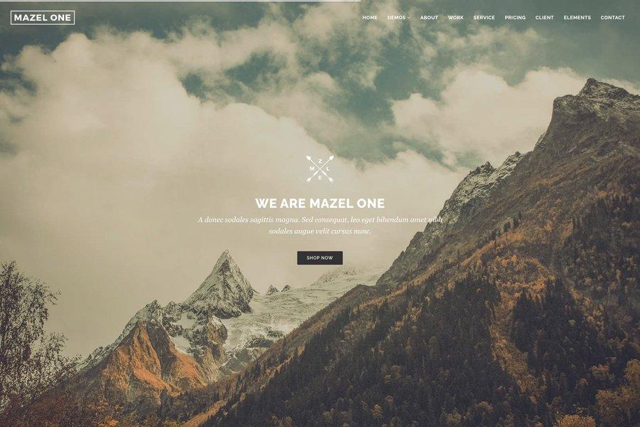 mazel responsive multipurpose web templated