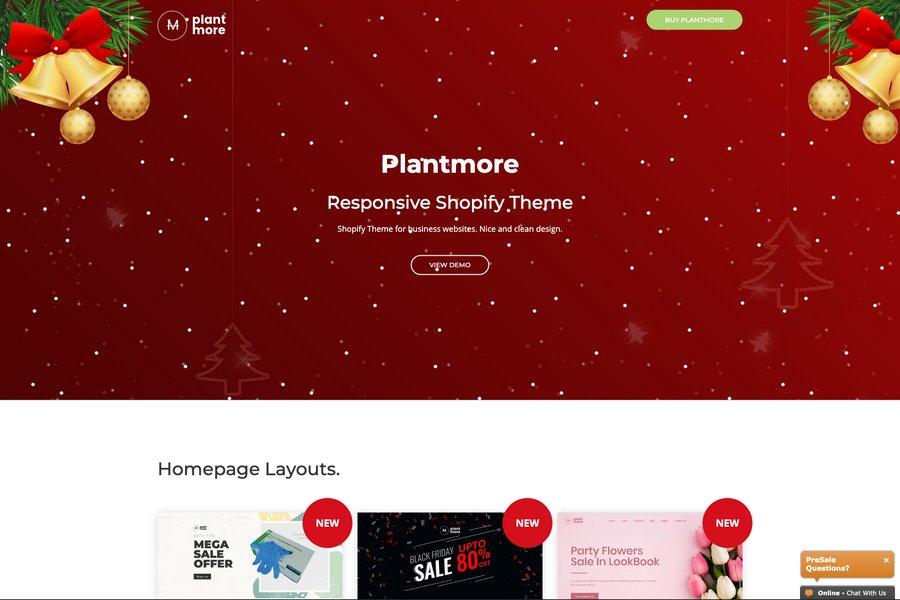 Plantmore - Responsive Single Product Shopify Theme