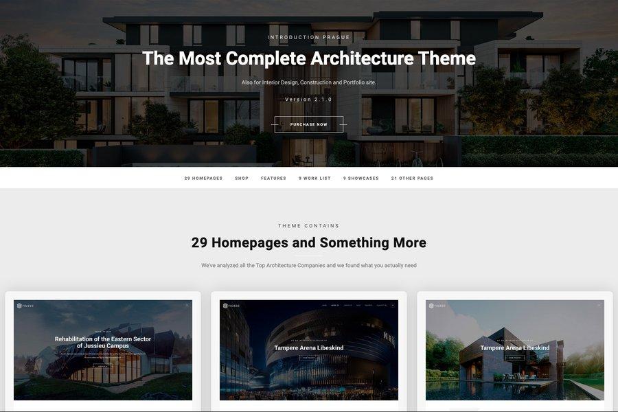Prague - Builders and Developers Website Template