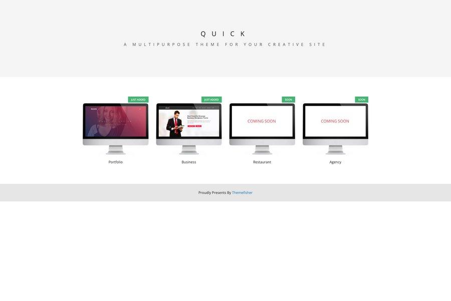 professional one page business website template