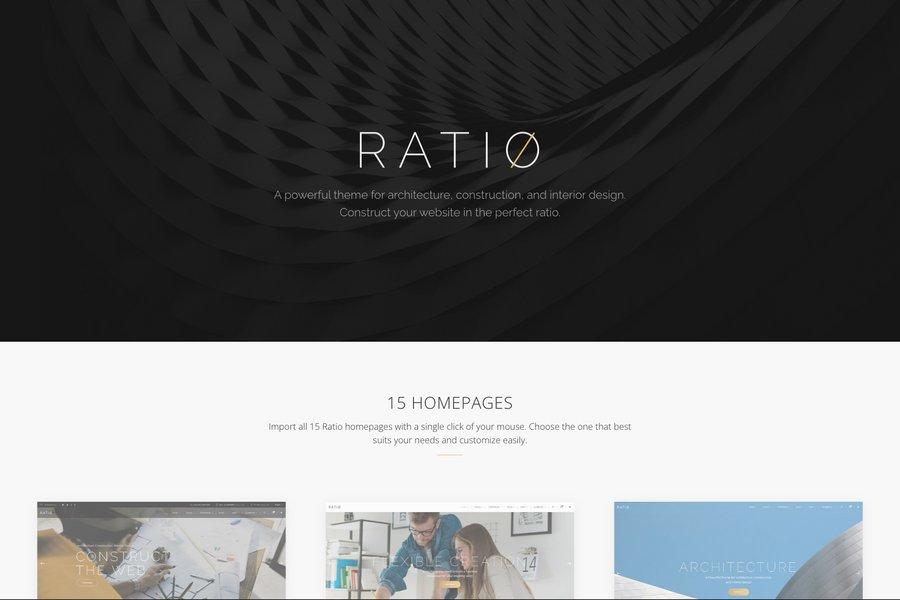 Ratio - Interior Design and Architecture Theme