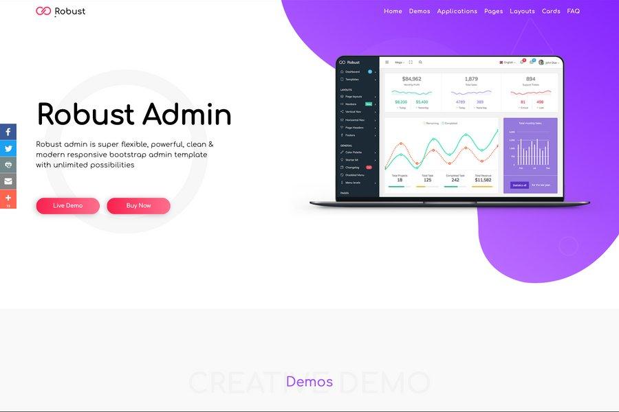 Robust - Premium Webapp Kit Template