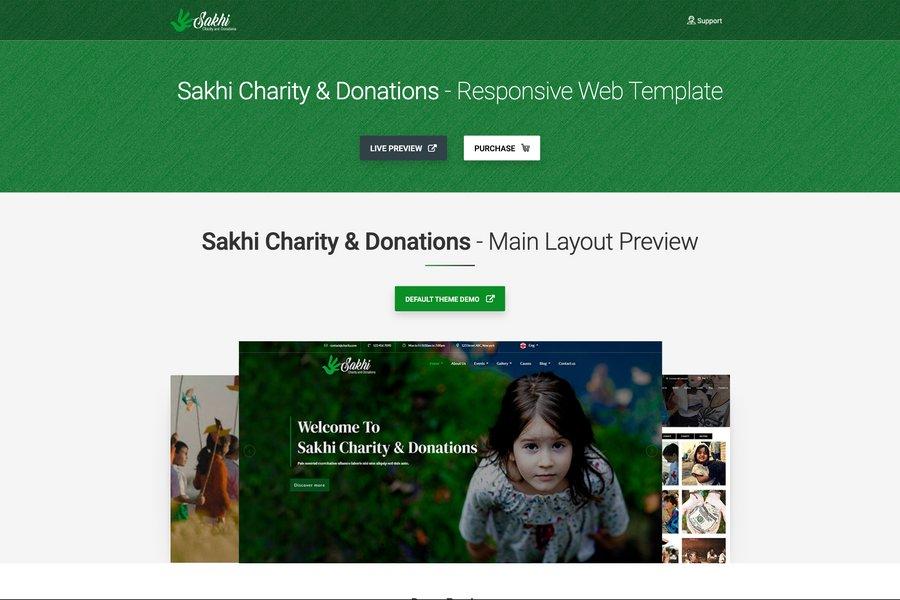 sakhi ngo website theme