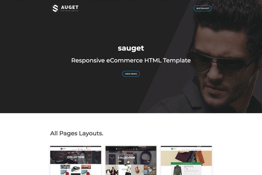 sauget ecommerce html template