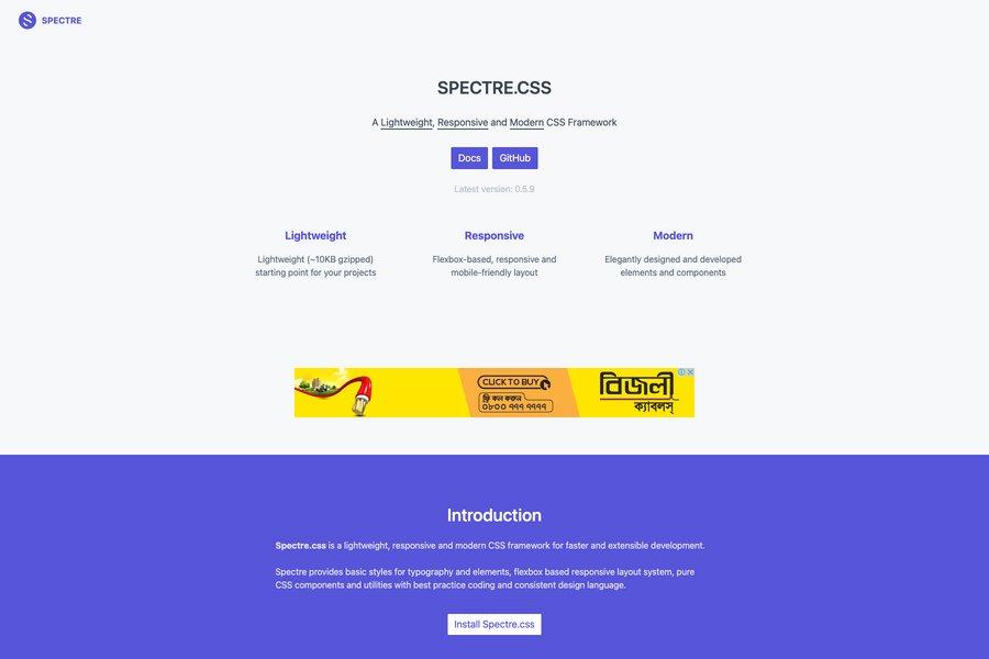 Spectre-bootstrap-alternative-frameworks