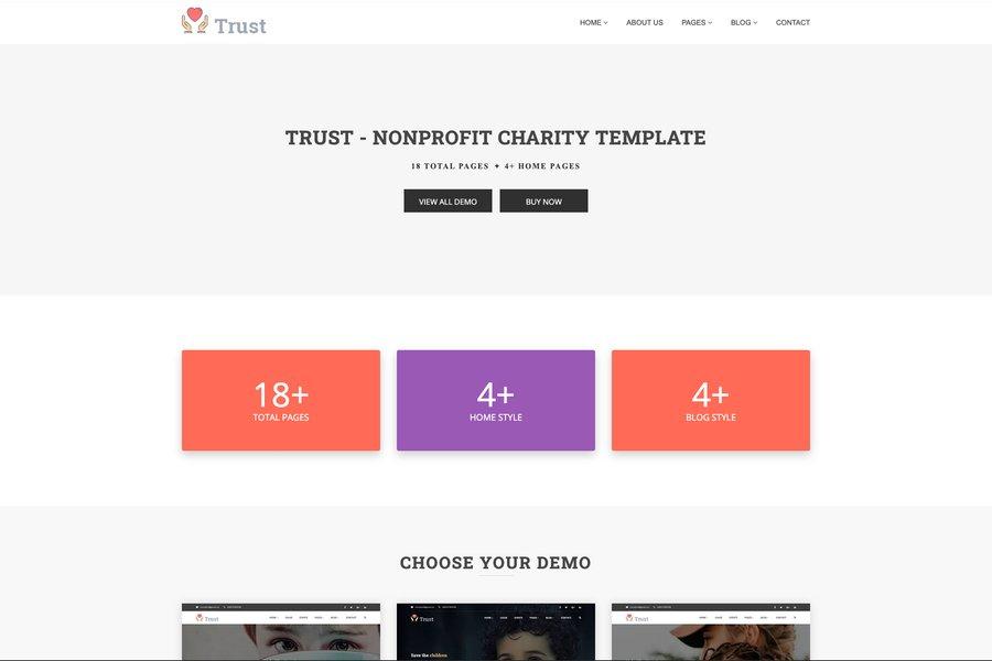 charitab responsive ngo html website template