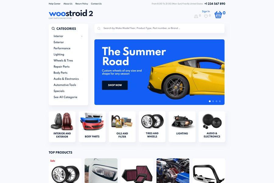 Best woocommerce template