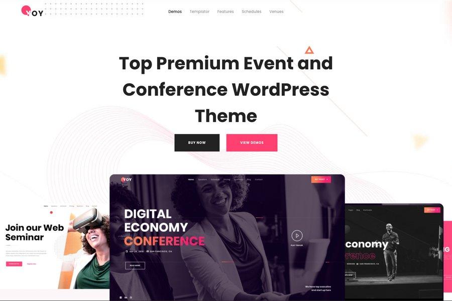 YOY - WordPress Event & Conference Website Template